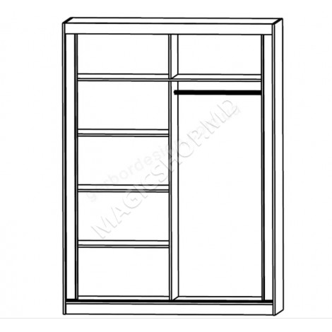 Dulap cupe London 160x220 cm